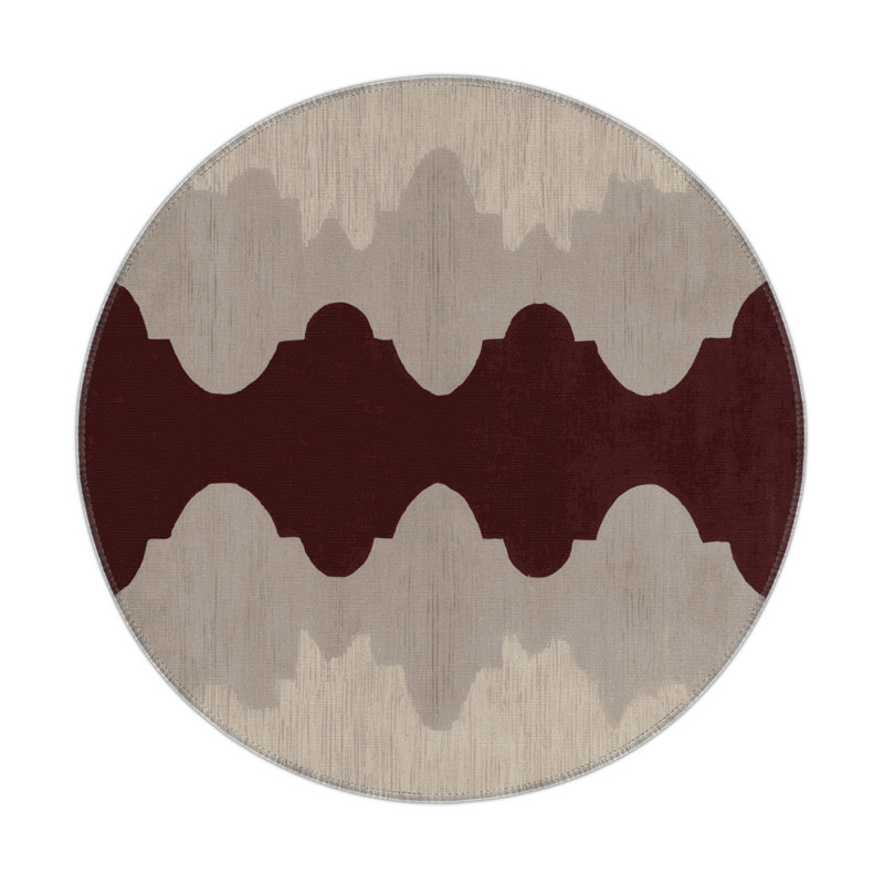 Dimensional Weave Indoor And Outdoor Area Rug, Round 5'