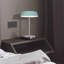 Pretoria 14 In. Integrated LED Brushed Nickel Table Lamp With Teal Metal Shade, On/Off Touch, And USB Chargeports-1801875900-1801875840