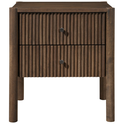 Kivo Solid Wood Nightstand