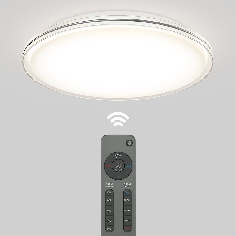 Maudette LED Semi Flush Mount