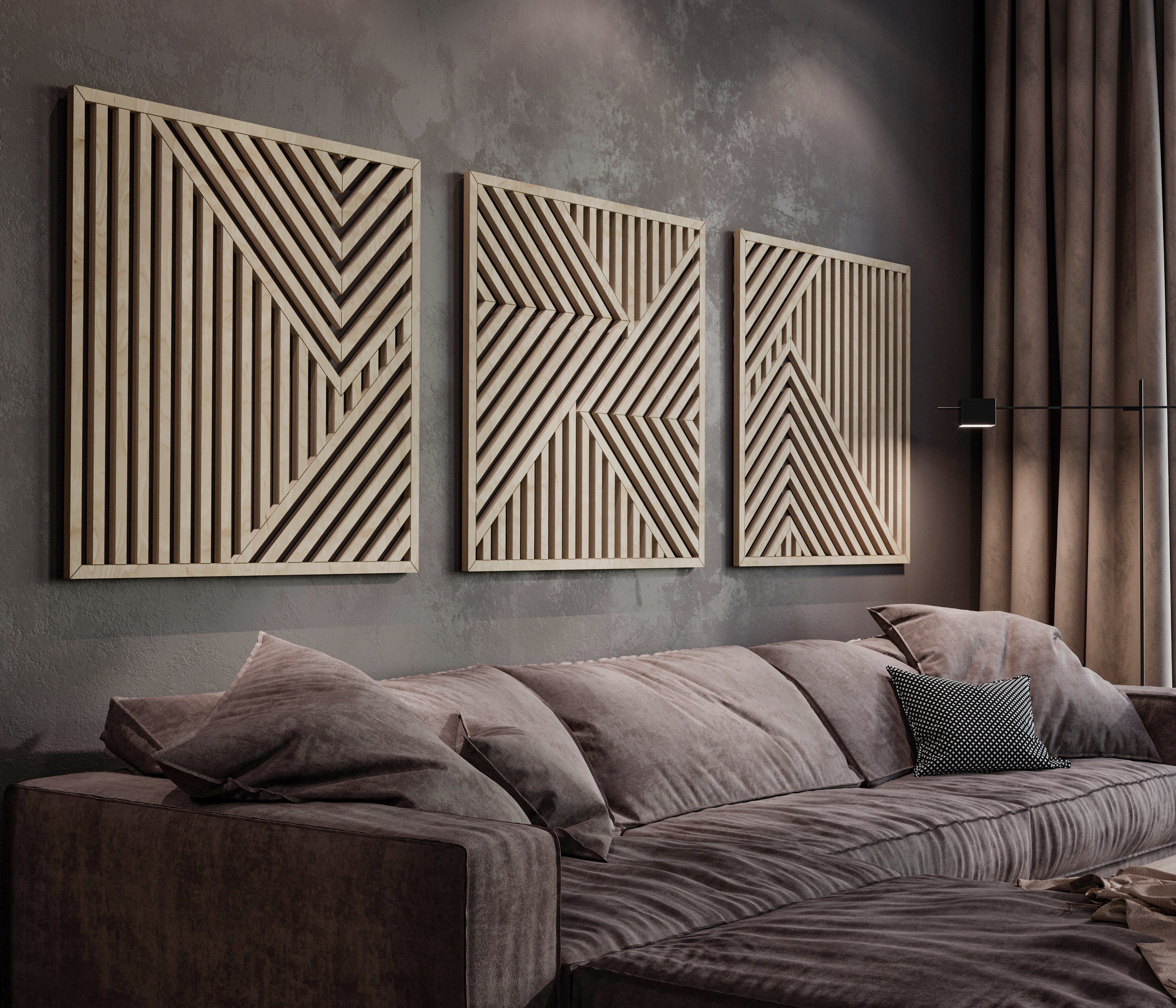 Other Furniture Handmade Abstract And Geometric Wall Decor ...