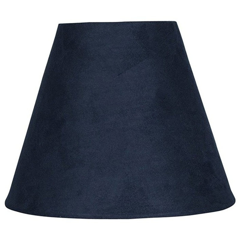 Chenille Empire Lamp Shade, Navy Blue