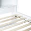 Lit superposé convertible avec tablettes et échelle, fabriqué en bois de qualité, idéal pour la chambre d'enfant et pour économiser de l'espace-1157839849