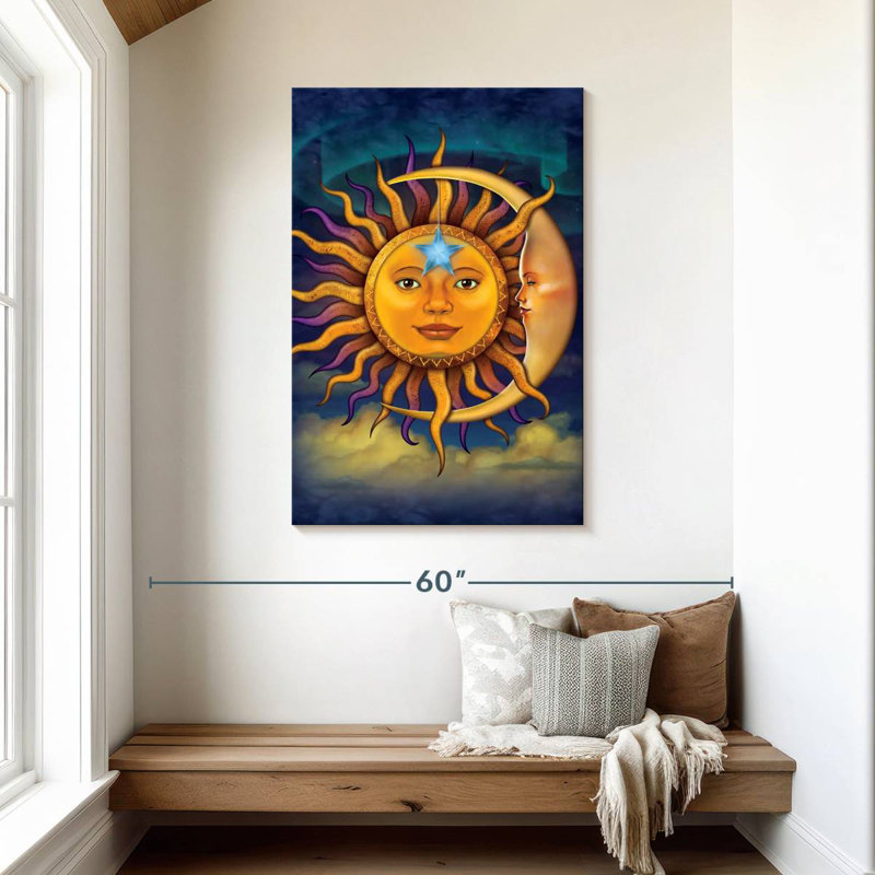 Oberle Sun Moon, 45" H x 30" W