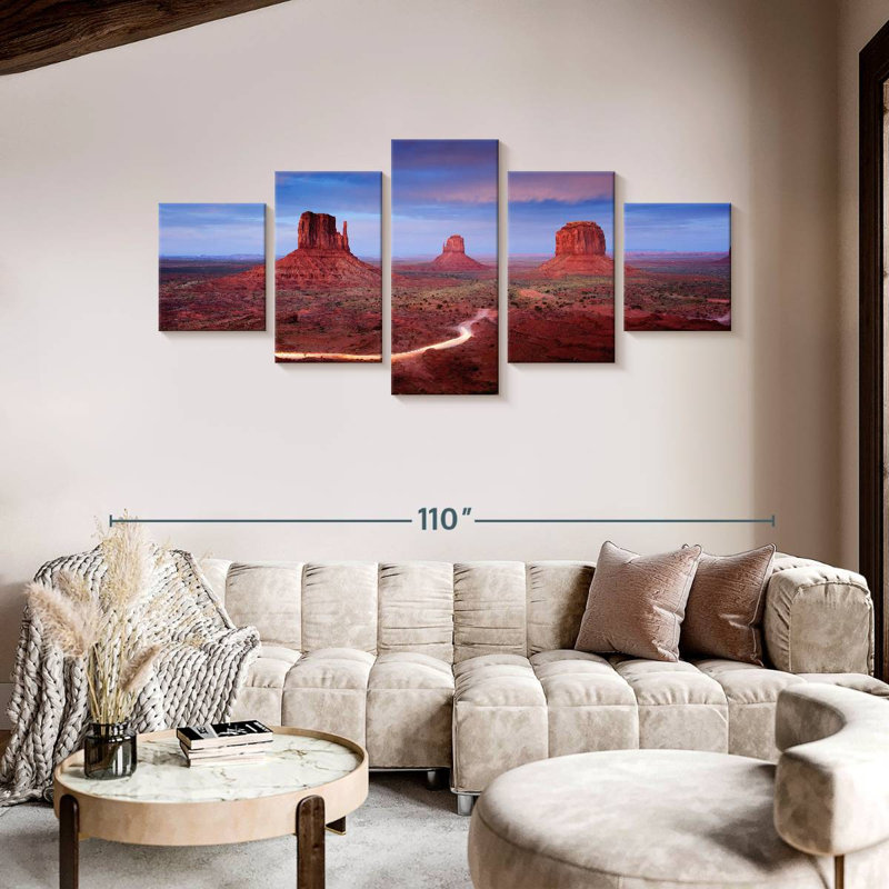 Dusky Monument Valley, H 42 po x l 92 po