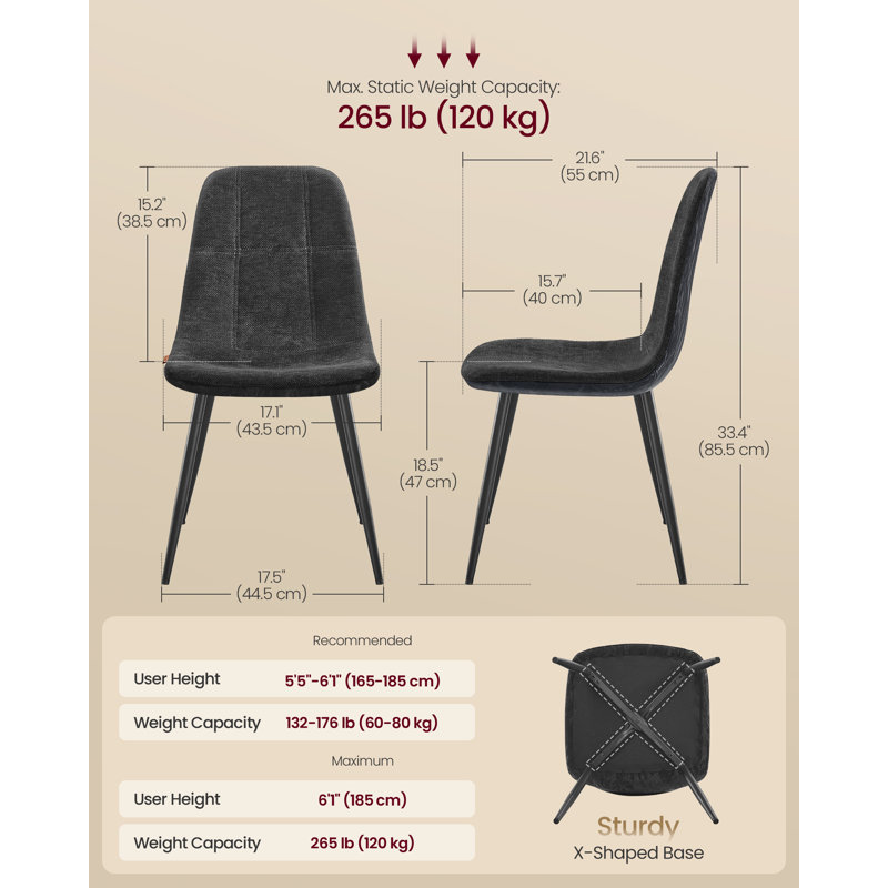 Side Chair in Grey