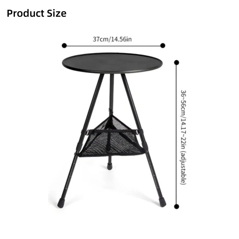 Table de camping pliante portative réglable pour enfants
