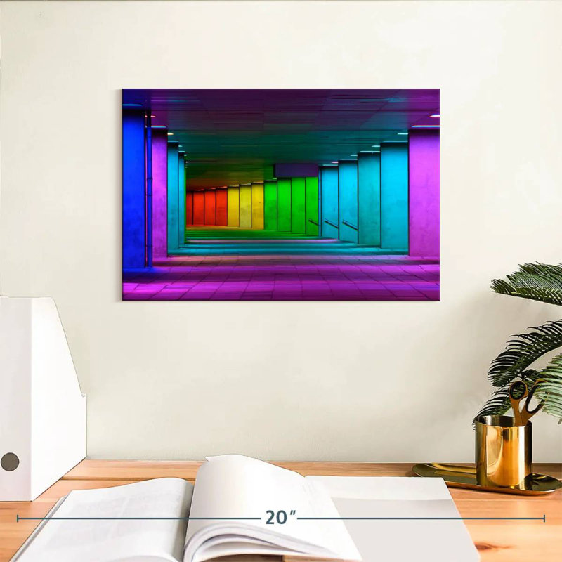 Lilie Rotterdam Rainbow Tunnel, H 8 po x l 12 po