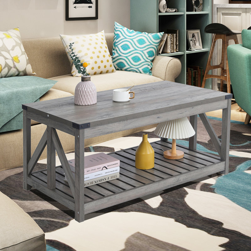 Shouta Coffee Table, Washed Oak, Washed Oak