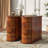 10.8" Solid Wood Narrow End Table-956534407