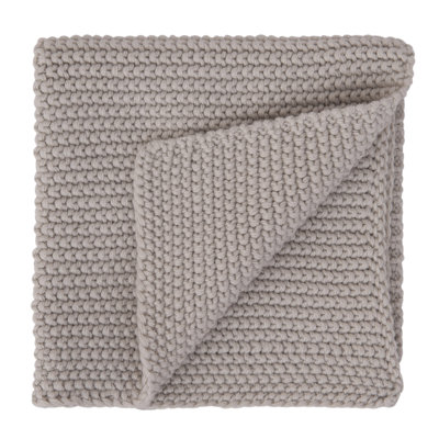 Torchon carré en tricot