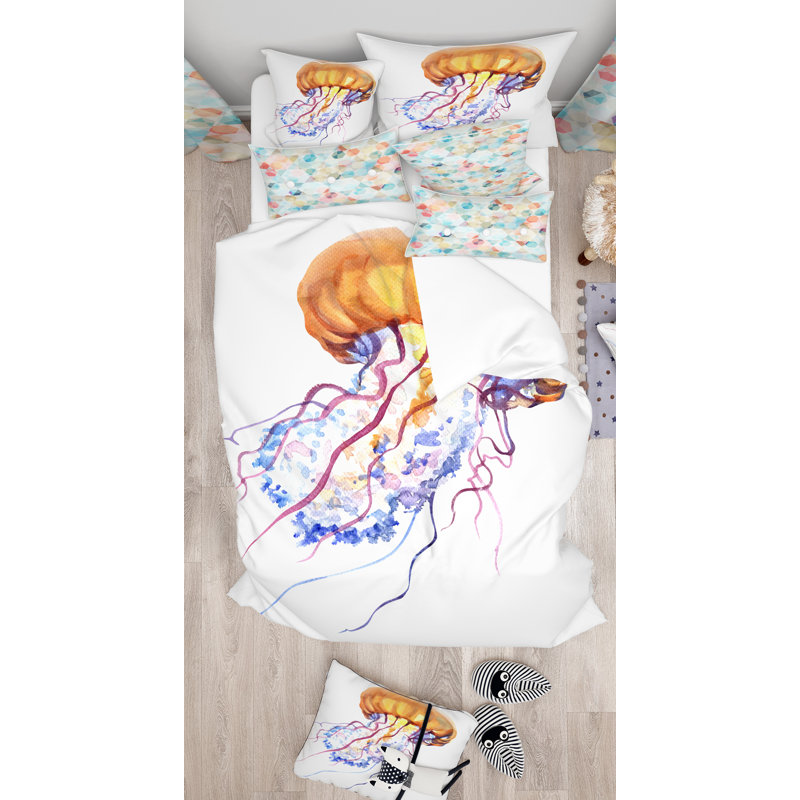 Coastal Duvet Cover, Queen Duvet Cover + 2 Shams