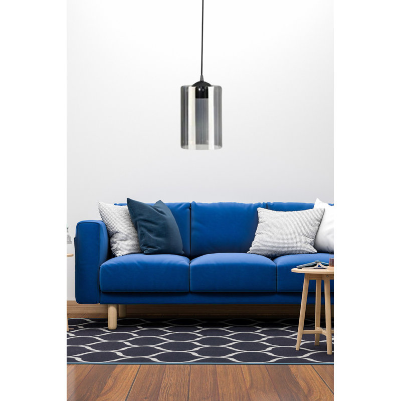 Élégant lustre avec corps Isinglass, 23,6 x 6,3 pouces | Diamètre du capuchon: 3,9 po, hauteur: 6,3 po | Douille E27 de 40 W maximum (ampoule non incluse) | Éclairage élégant pour la maison et le bureau, classé IP21