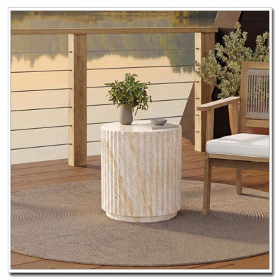 Table d'extérieur en béton pour l'extérieur
