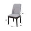 Ensemble de 2 chaises d'appoint Madan