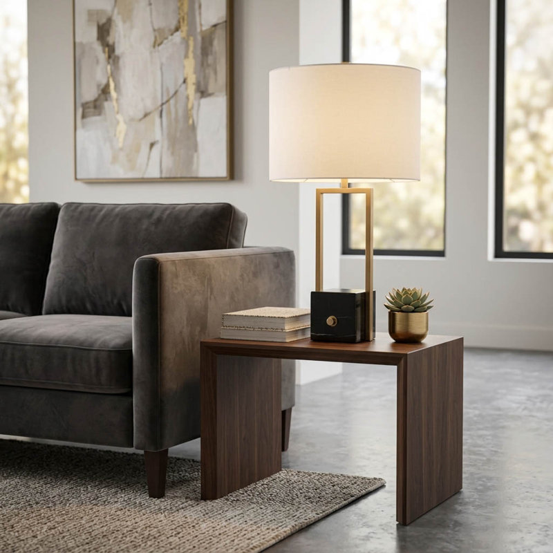 Lampe de table en marbre Elegant