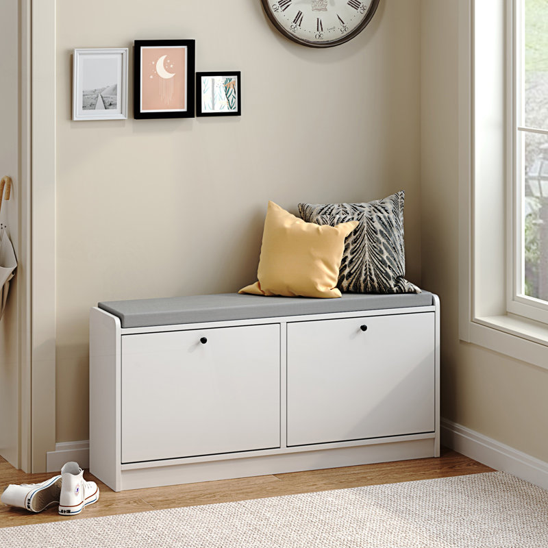 Banc de rangement pour chaussures, banc d'entrée avec rangement, armoire à chaussures