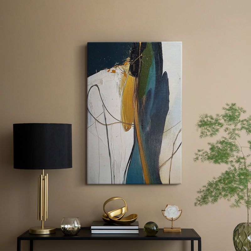 ABSTRACT Series DCXI -Custom Wrapped Gallery Cavas, H 60 po x l 40 po