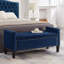 Banc de rangement rembourré capitonné avec accoudoirs-61185528