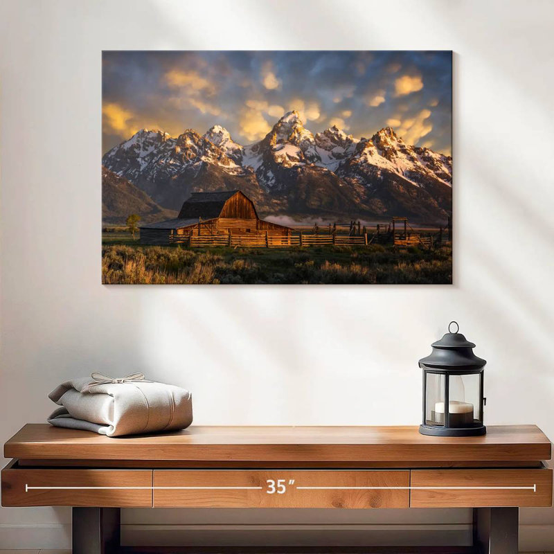 Mormon Row Barn, H 16 po x l 24 po