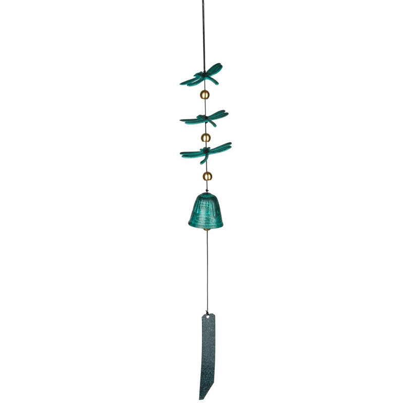 Habitats ™ - Dragonfly Windbell, carillon vert-de-gris