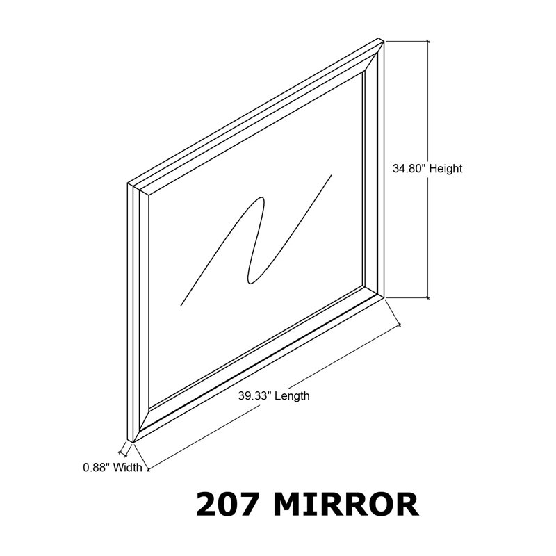 Commode 8 tiroirs avec miroir Boudin