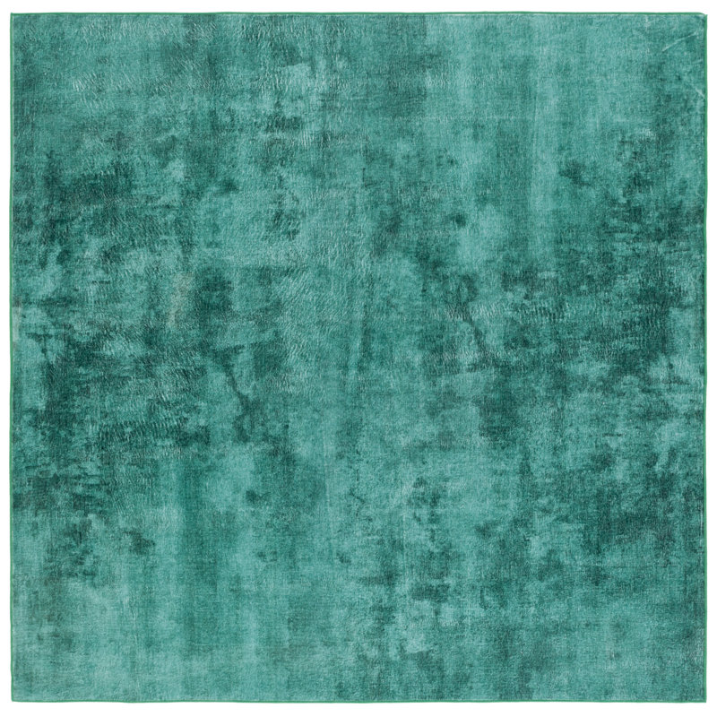 Janosh Monica Performance Machine Washable Solid Color Rug, Square 6'