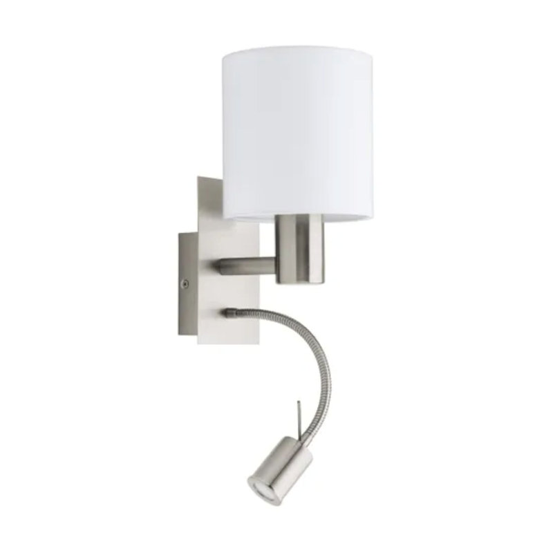 Polished Nickel Plug-in Outdoor Sconce