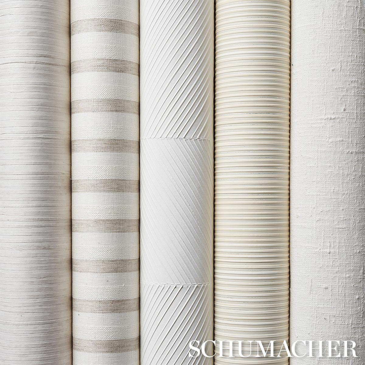 Textured Linen Stripe Wallpaper
