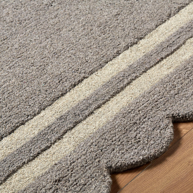 Tapis touffeté à la main Orville, Rectangle 3 pi 6 po x 5 pi 6 po
