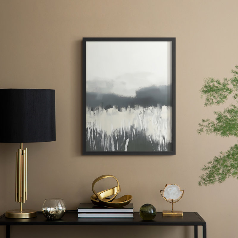 Paysages de la série LXII - reproduction encadrée de qualité supérieure - prête à être accrochée - aucun clou requis