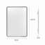 Miroir de salle de bain à DEL avec lumières, miroir intelligent Bluetooth à température de couleur réglable, miroir de meuble-lavabo avant antibuée pour fixation murale