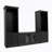 Wall Unit Entertainment Center With Bookshelves For Tvs Up To 80", Modern TV Stand Media Console With Adjustable Shelves For Living Room-830758492