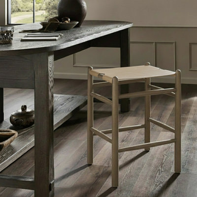 Tabouret de comptoir rembourré Santos