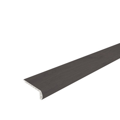 Everlux Premium Flooring Kylie Rich Brown 0.78 in. T x 2.36 in. W x 94.5 in. L Flush Stair Nose Molding