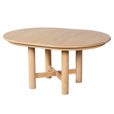 Wood Extendable Oval Dining Table