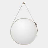 Saddle Round Beveled Mirror