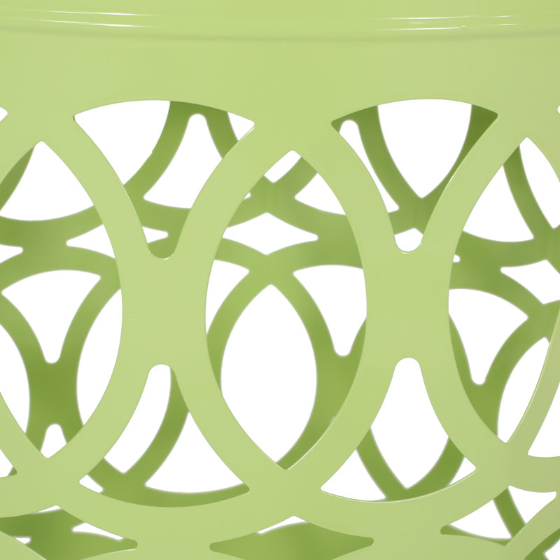 Table de bout d'extérieur en métal S / 2, Vert