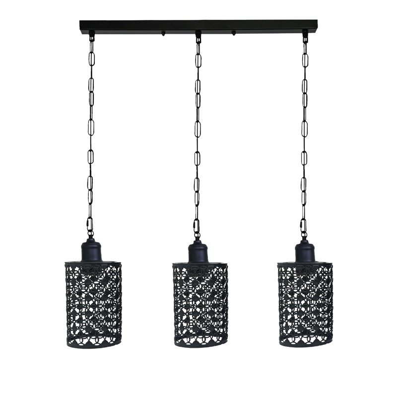 Timote 3 - Light Kitchen Island Pendant, Black