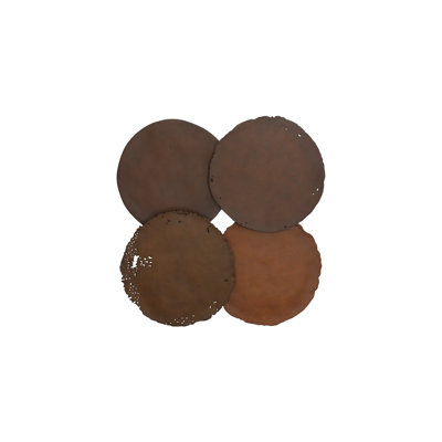 4 Piece Galvanized Wall Décor