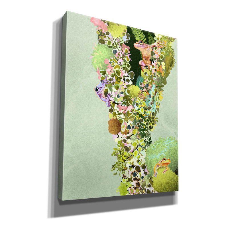  «Lichen» par Thatgrubgirl, art mural sur toile, 26 po x 34 po, H 34 po x l 26 po