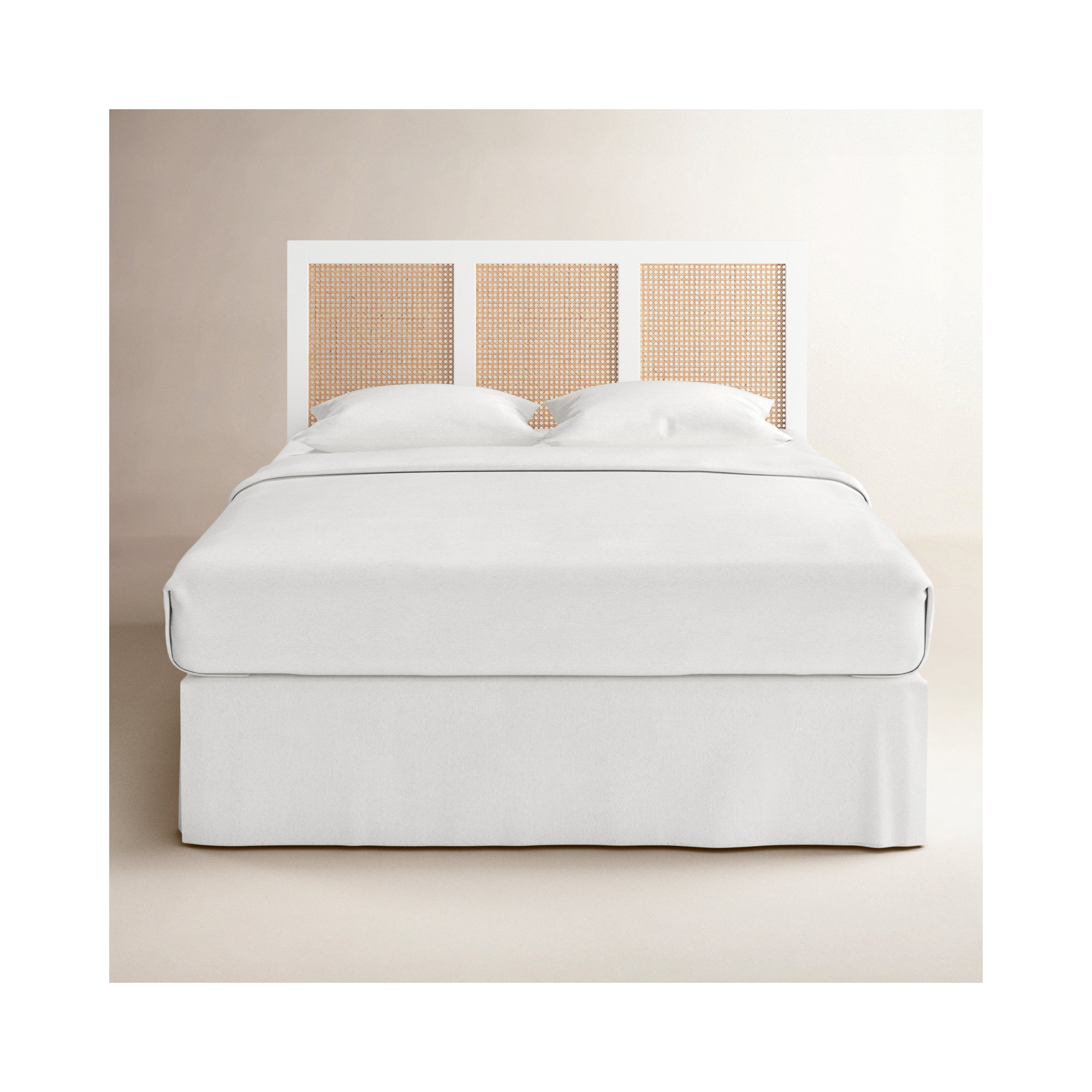 Tahoe Solid Wood Headboard, Queen, White