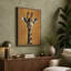 Giraffe Portrait Modern - Wrapped Canvas-1828334041-1828334042