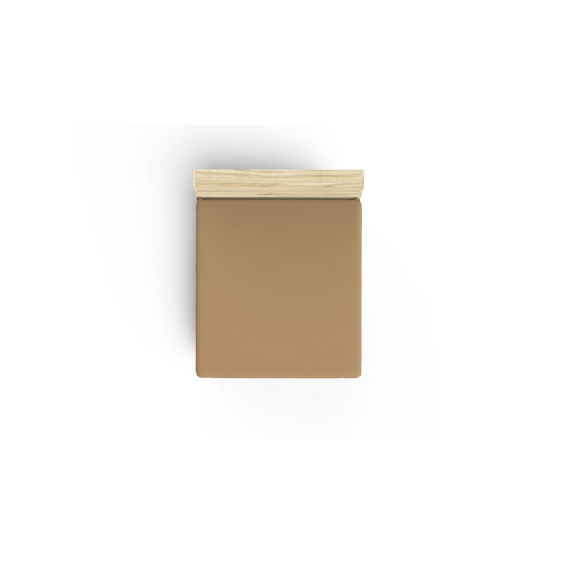 Drap-housse Ranforce, Drap-housse de taille simple, Brun clair