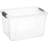 Ebern Designs Clear Storage Bin with Lid, Plastic Storage Box for Home-1464415474