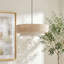 Lustre suspendu en corde naturelle de 18 po de largeur à 4 lumières Maskell-333839572
