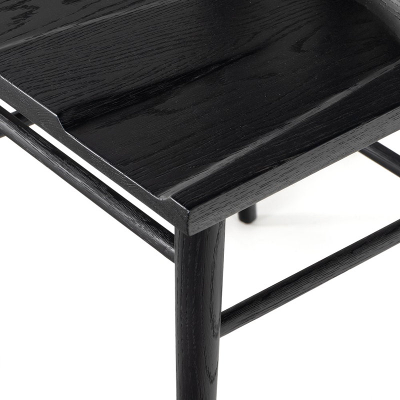 Gregory Dining Chair, Black Oak