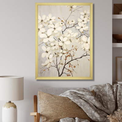 " White Dogwood Blossom Harmony "