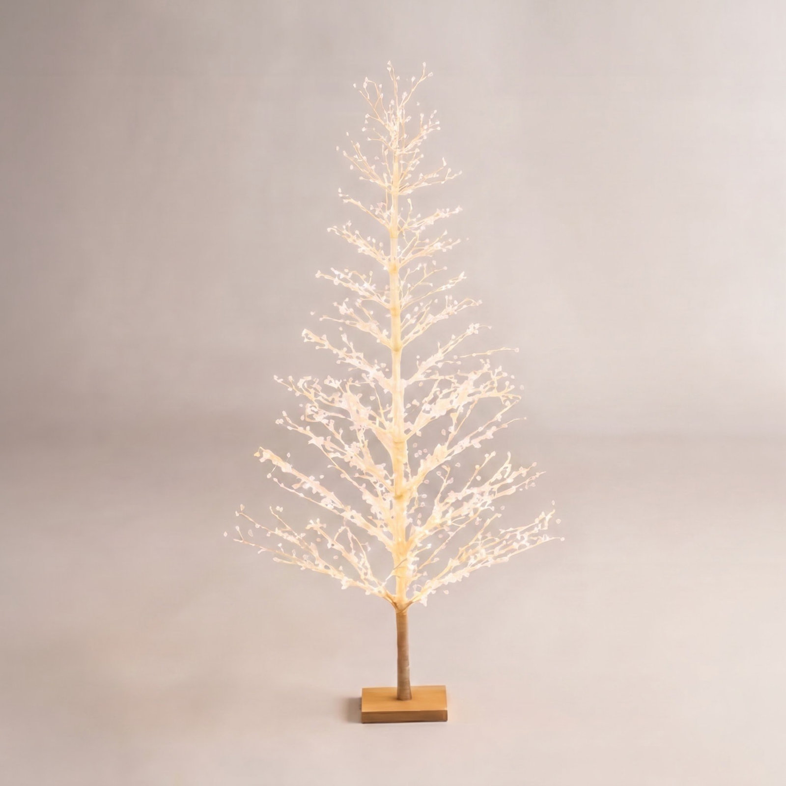 White Birch Tree with LED Lights, 70.87"
