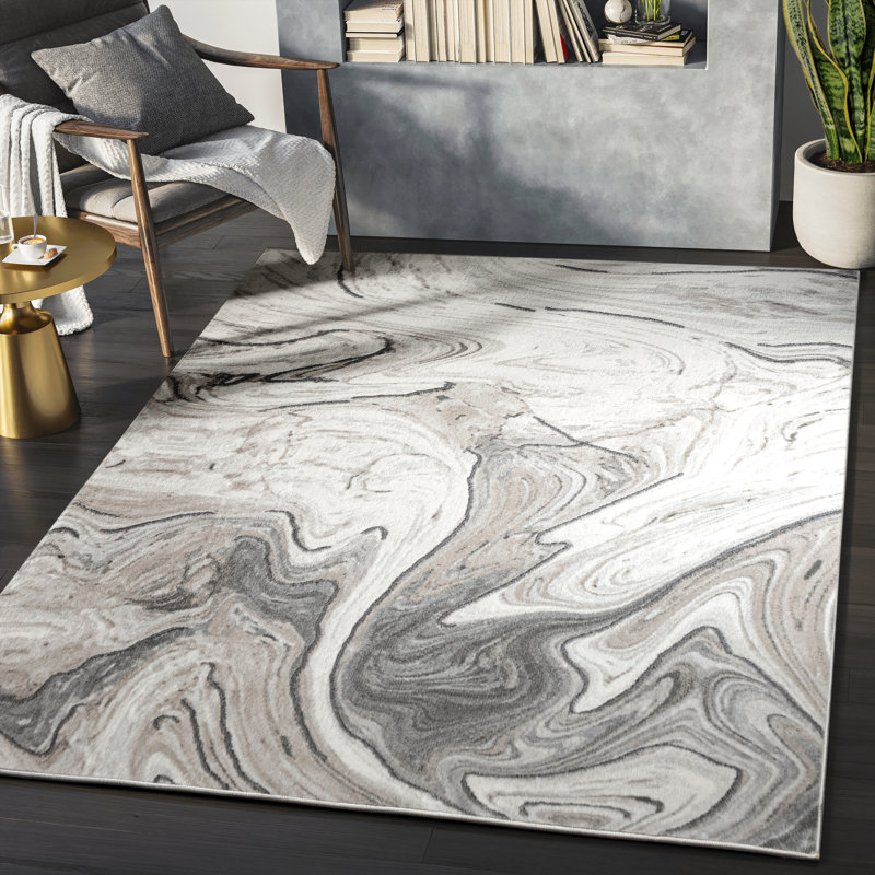 Pisa Abstract Indoor Rug, Rectangle 4' x 6'